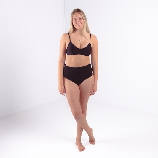 The Gemma Ultra High Waist Bikini Bottom - Period Proof
