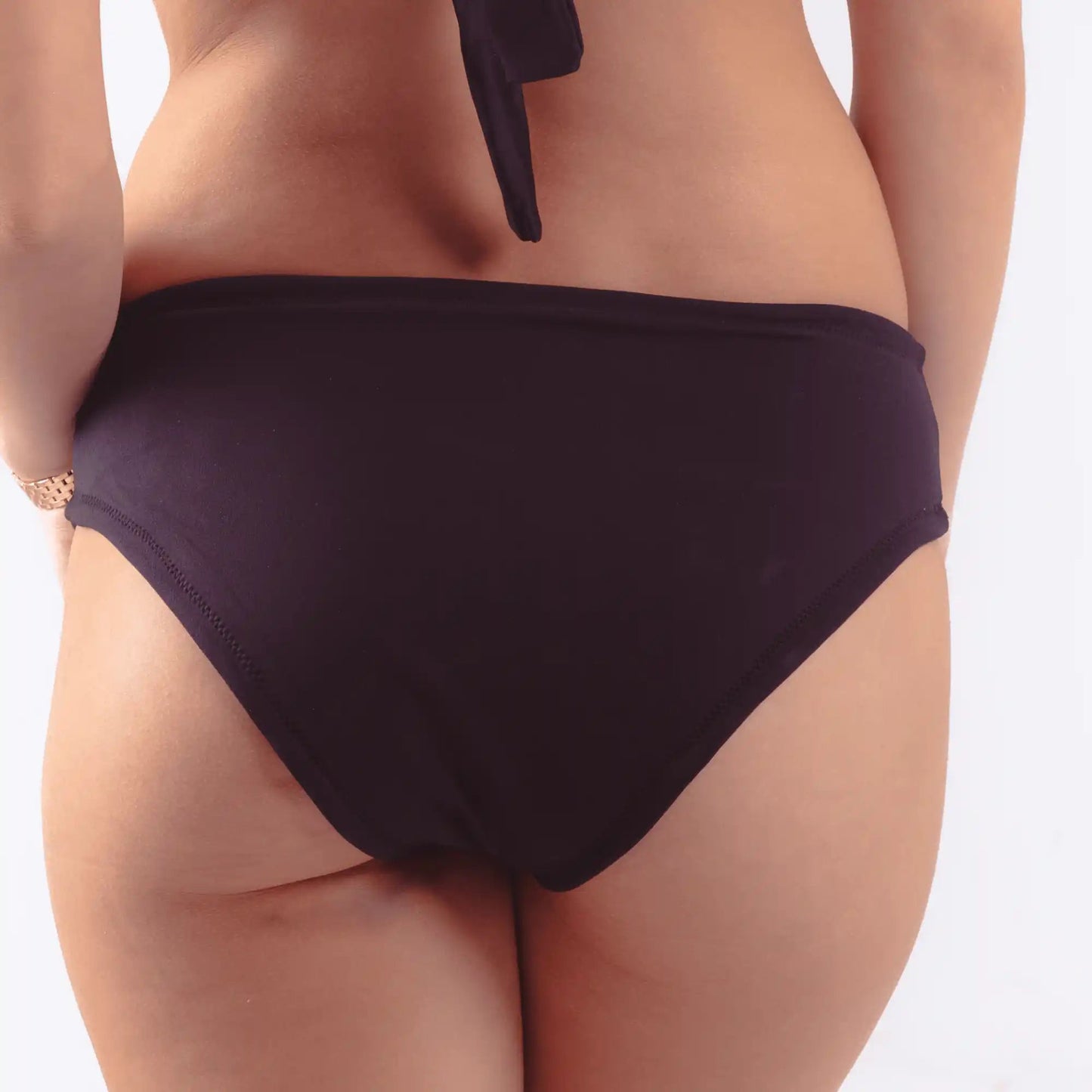 The Sammie Mid - Rise Bikini Bottom - Period Proof - Petaluda Swim