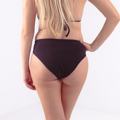 The Eva High Leg High Waist Bikini Brief - Period Proof