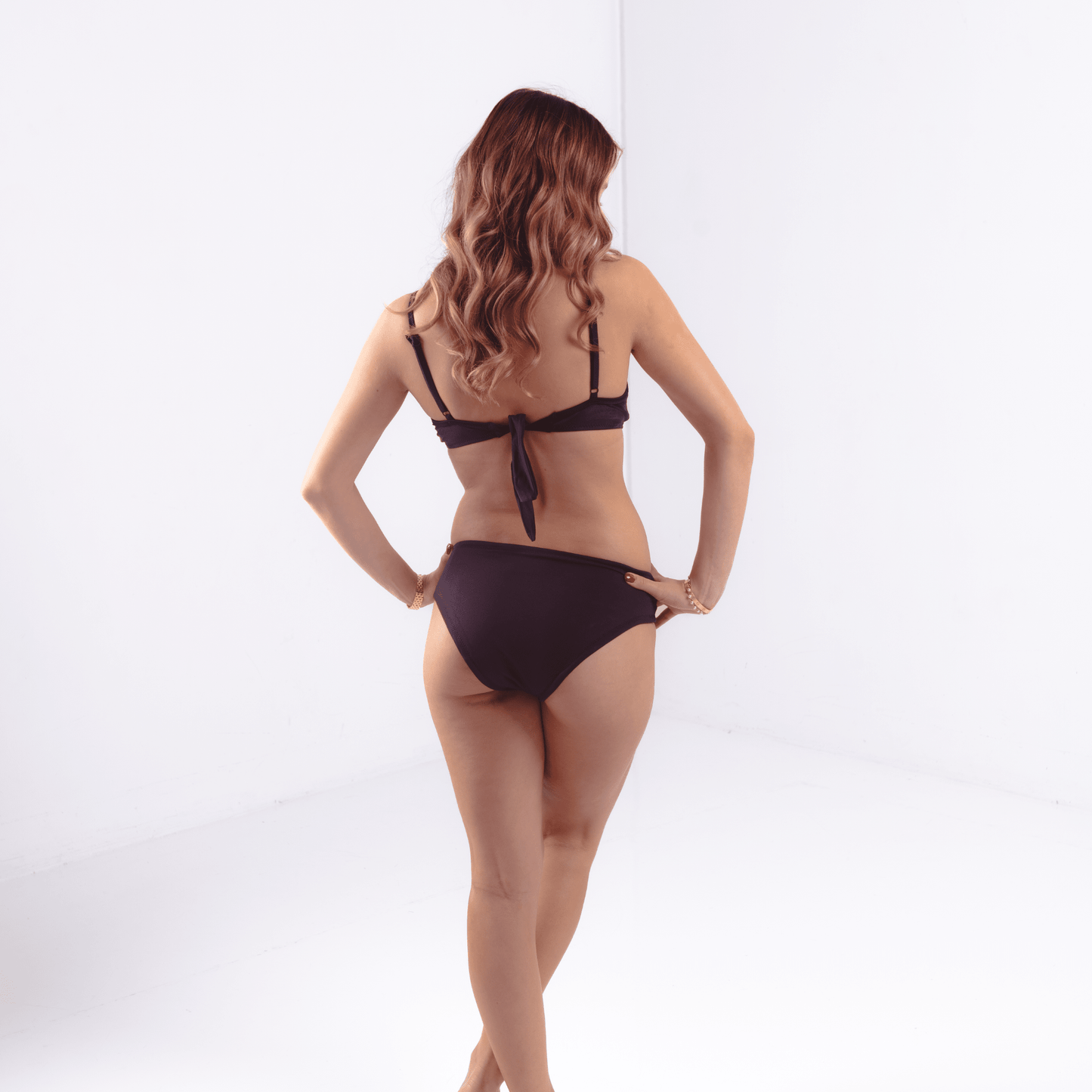 The Sammie Mid - Rise Bikini Bottom - Period Proof - Petaluda Swim