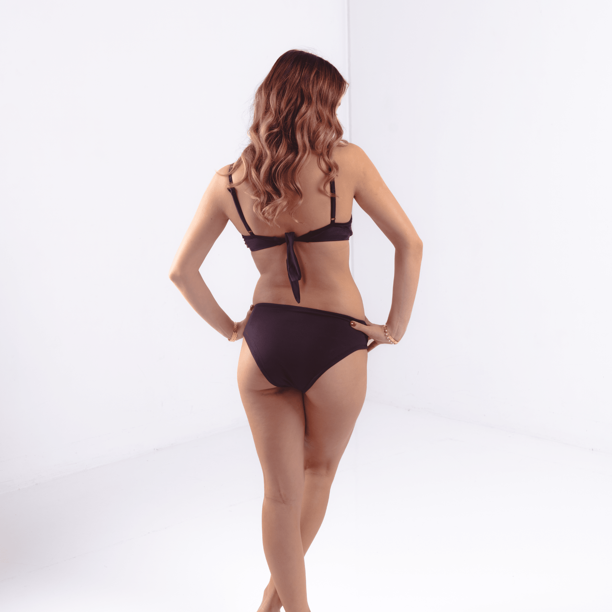 The Sammie Mid - Rise Bikini Bottom - Period Proof - Petaluda Swim